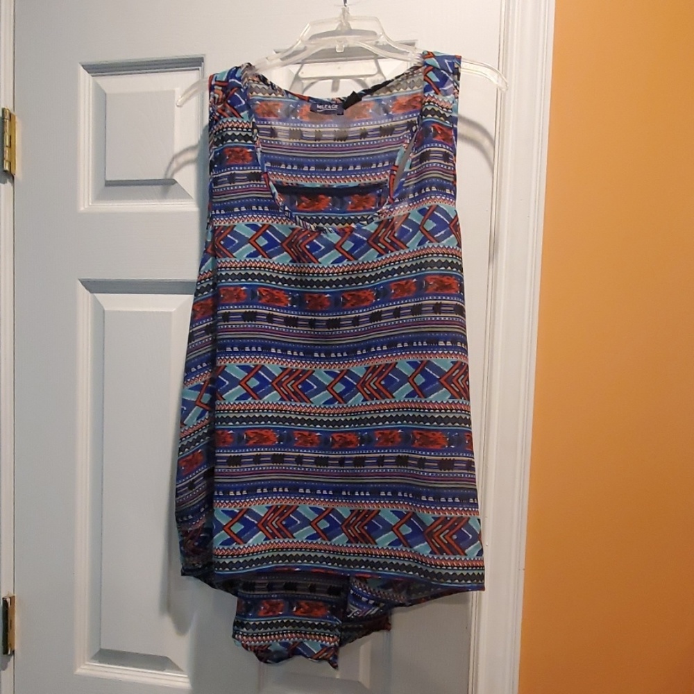 Multicolored tribal shirt
